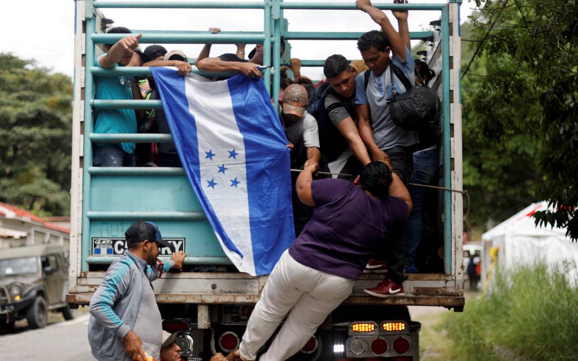 Chiapas en alerta por caravana de migrantes hondure os El Sol